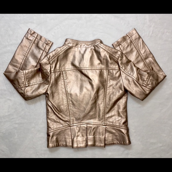 🎉HP🎉 Art Class Gold Moto Jacket - Picture 7 of 8